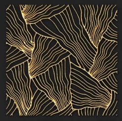 Tấm ảnh trừu tượng với nhũ vàng mang đến vẻ đẹp lấp lánh và sang trọng.