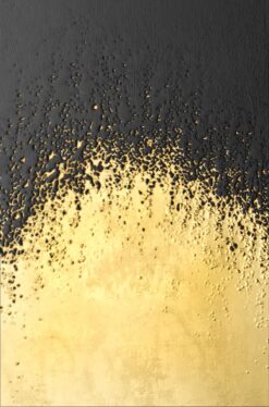 Bức hình trừu tượng với sắc vàng lấp lánh cuốn hút mọi ánh nhìn.