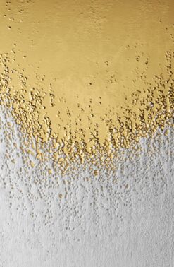 Bức hình trừu tượng lấp lánh với những đường nhũ vàng quyến rũ.