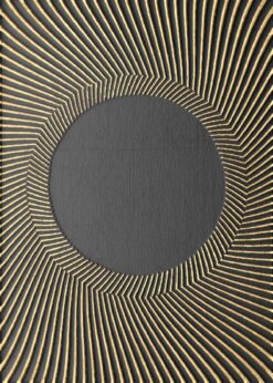 Tấm ảnh trừu tượng với ánh nhũ vàng lấp lánh đầy cuốn hút.