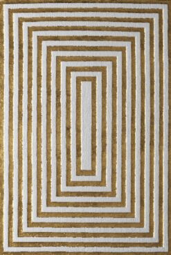 Tấm hình trừu tượng rực rỡ sắc vàng ánh nhũ thật cuốn hút.