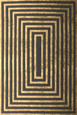 Bức ảnh trừu tượng lấp lánh với sắc vàng đầy nghệ thuật và cuốn hút.